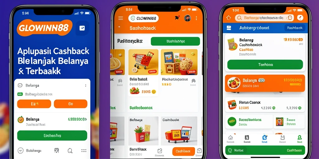 Tampilan antarmuka GLOWIN88 yang mudah digunakan untuk fitur Cashback.