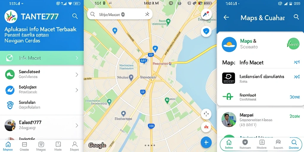 Screenshot antarmuka utama aplikasi Info Macet TANTE777.